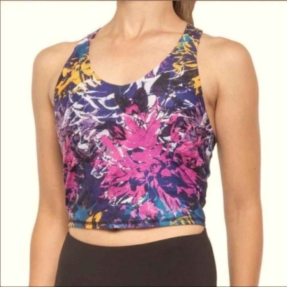 Kyodan | cropped sport bra tank top | size extra small